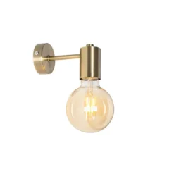 Qazqa wandlamp facil bronskleurig e27