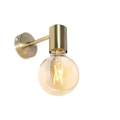 Qazqa wandlamp facil bronskleurig e27