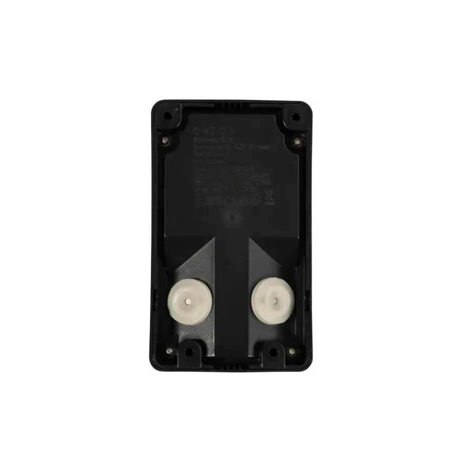 Qazqa wandlamp gem zwart geïntegreerde led