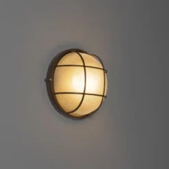 Qazqa wandlamp hanneke bruin e27