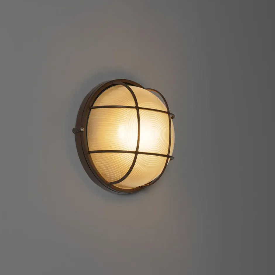 Qazqa wandlamp hanneke bruin e27