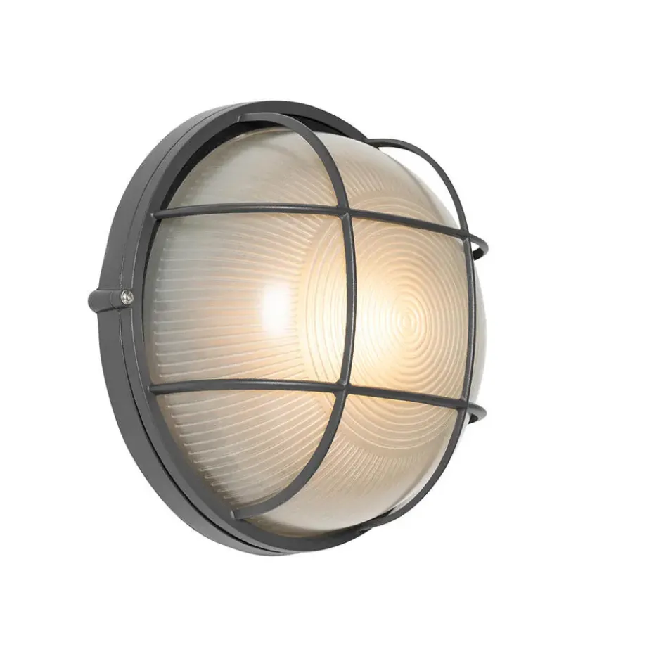 Qazqa wandlamp hanneke grijs e27