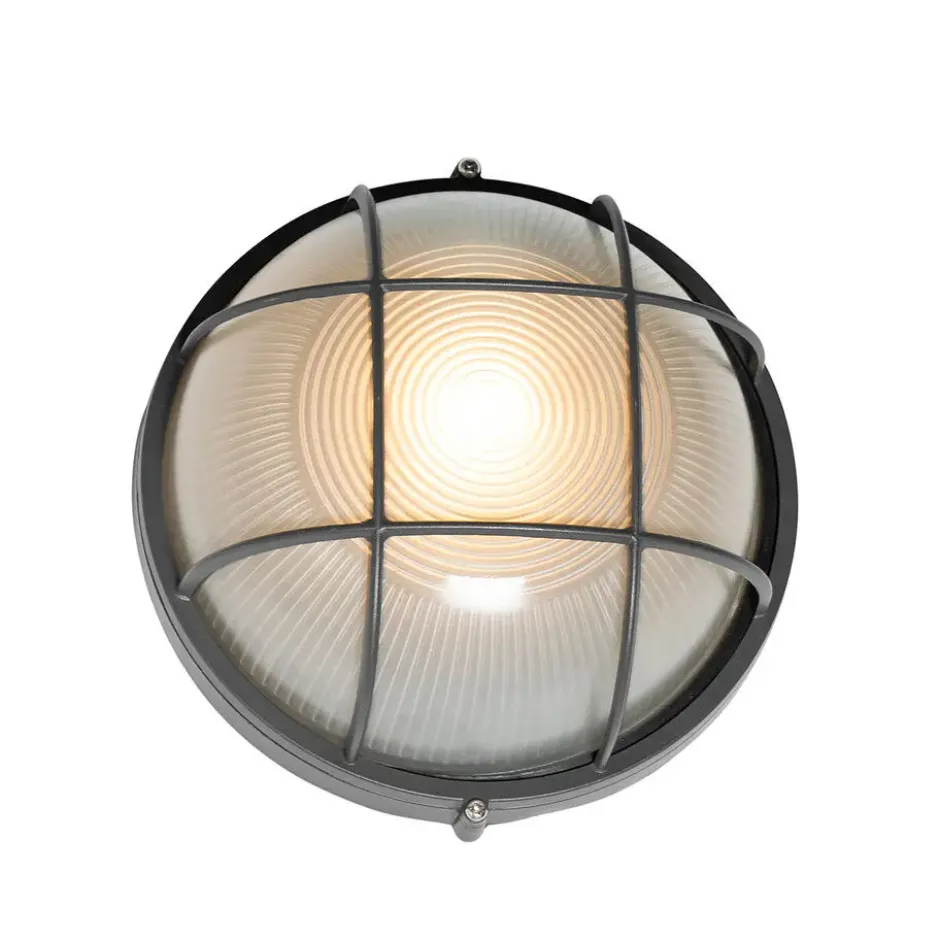 Qazqa wandlamp hanneke grijs e27
