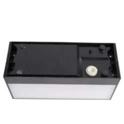 Qazqa wandlamp houks zwart e27