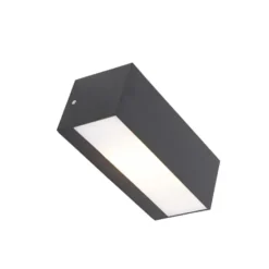 Qazqa wandlamp houks zwart e27