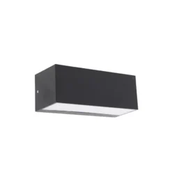 Qazqa wandlamp houks zwart e27