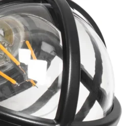 Qazqa wandlamp joeri zwart e27