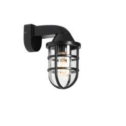 Qazqa wandlamp joeri zwart e27