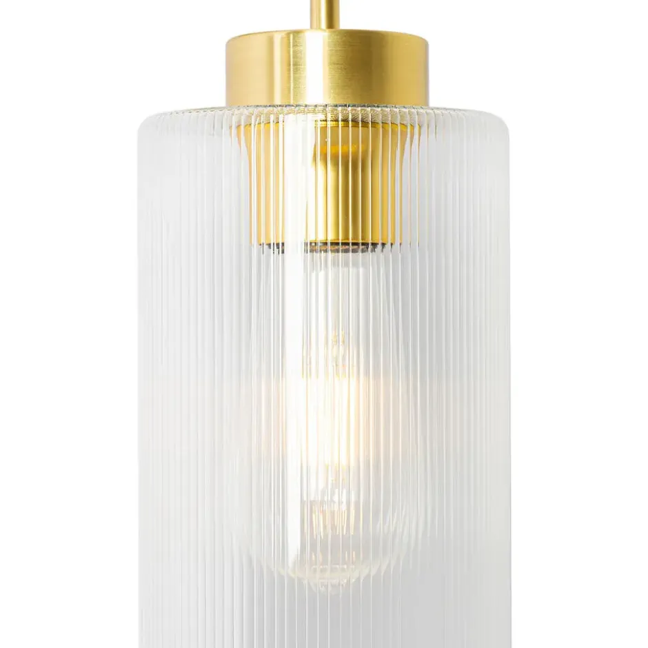Qazqa wandlamp laura goudkleurig e27