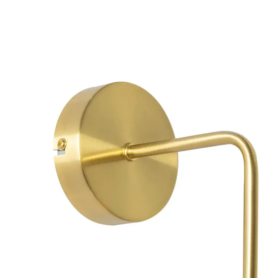 Qazqa wandlamp laura goudkleurig e27