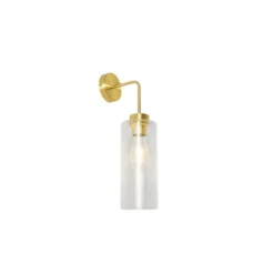 Qazqa wandlamp laura goudkleurig e27