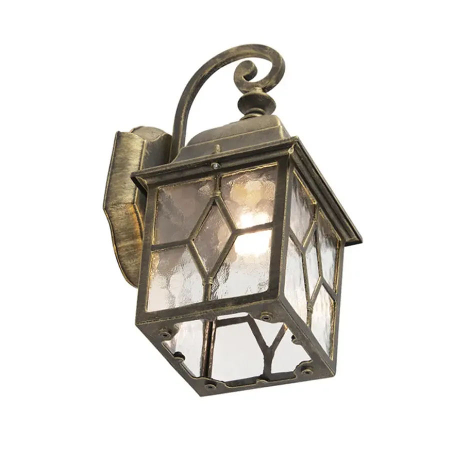 Qazqa wandlamp london bronskleurig e27