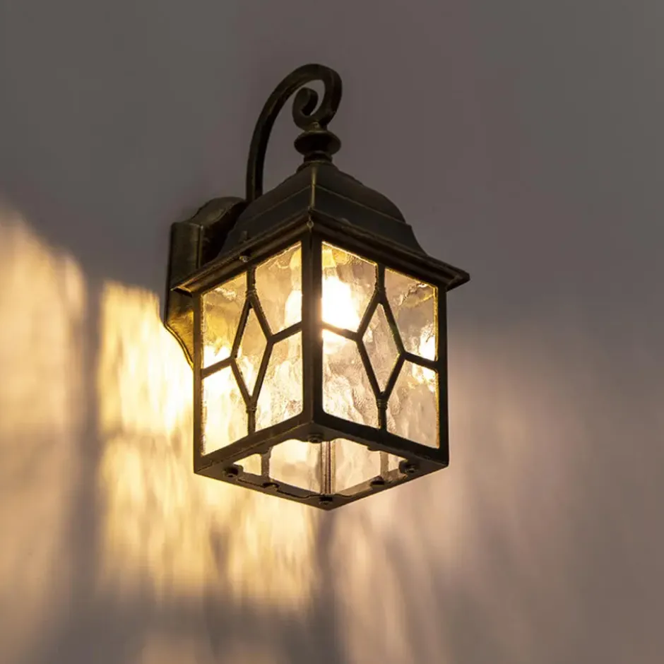 Qazqa wandlamp london bronskleurig e27