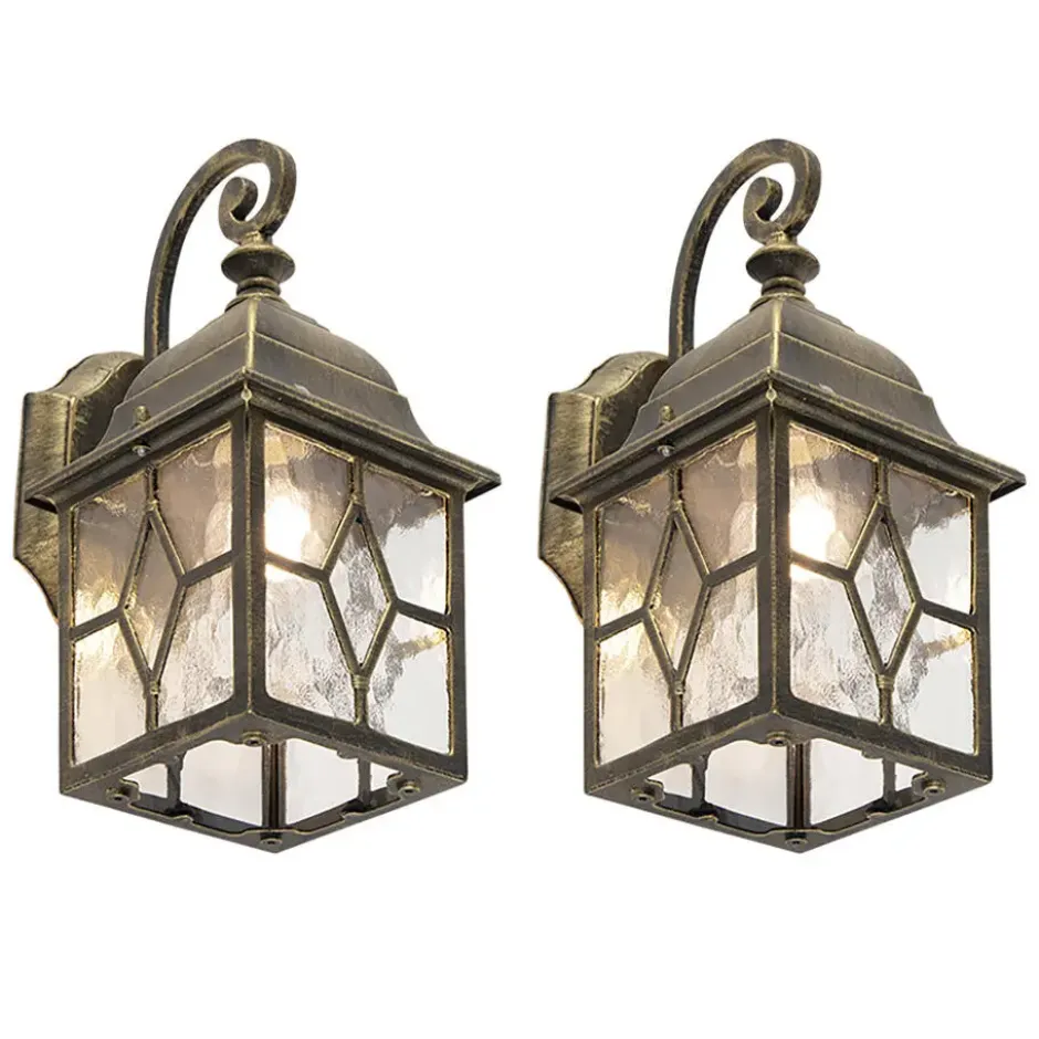 Qazqa wandlamp london bronskleurig