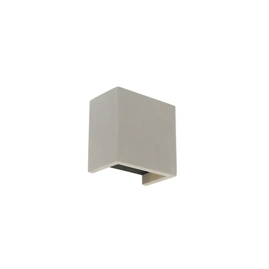 Qazqa wandlamp meave wl grijs g9