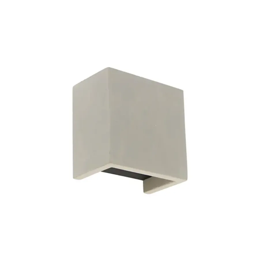 Qazqa wandlamp meave wl grijs g9