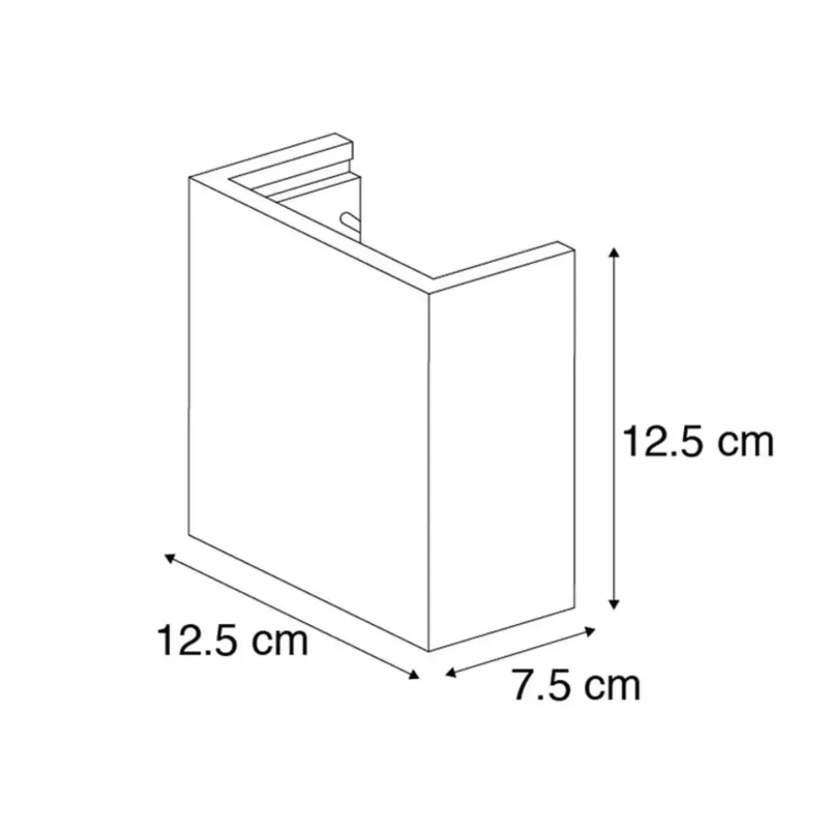 Qazqa wandlamp meave wl grijs g9