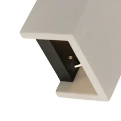 Qazqa wandlamp meave wl grijs g9