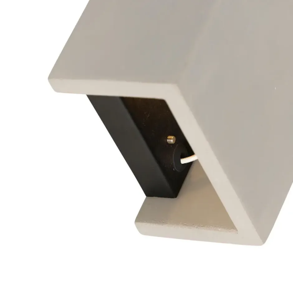 Qazqa wandlamp meave wl grijs g9