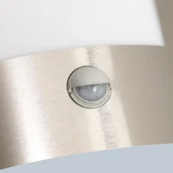 Qazqa wandlamp met bewegingssensor emmerald zilverkleurig e27