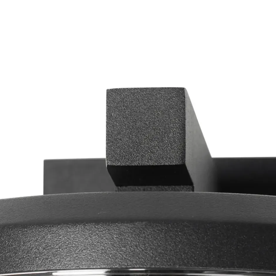 Qazqa wandlamp met bewegingssensor joren zwart e27