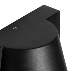 Qazqa wandlamp met bewegingssensor femke zwart gu10