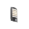 Qazqa wandlamp met bewegingssensor miro zwart e27