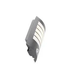 Qazqa wandlamp met bewegingssensor miro zwart e27