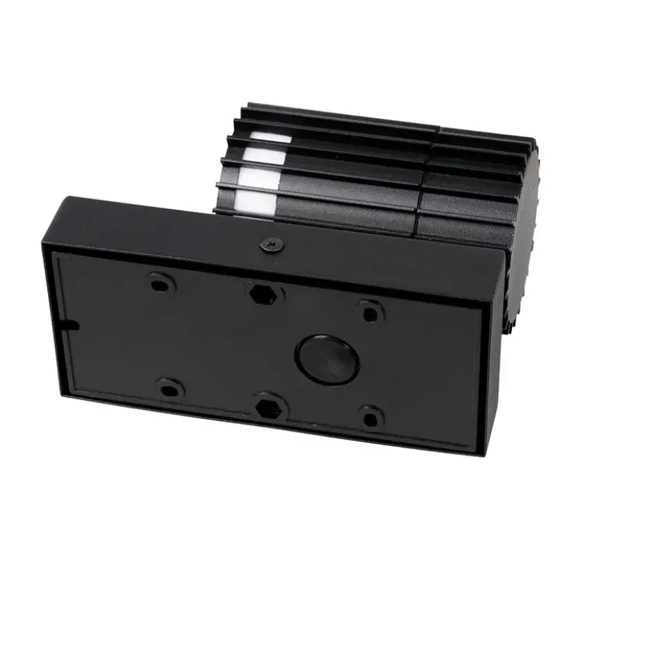 Qazqa wandlamp met bewegingssensor boris zwart gu10