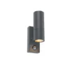 Qazqa wandlamp met bewegingssensor duo grijs gu10
