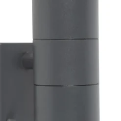 Qazqa wandlamp met bewegingssensor duo grijs gu10