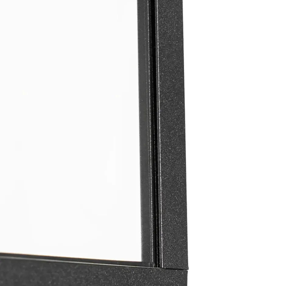 Qazqa wandlamp met bewegingssensor charlois zwart e27