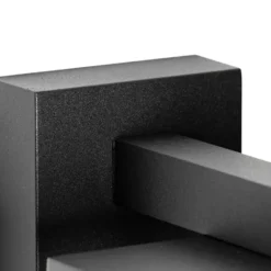 Qazqa wandlamp met bewegingssensor charlois zwart e27