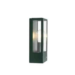 Qazqa wandlamp met daglichtsensor rotterdam groen e27