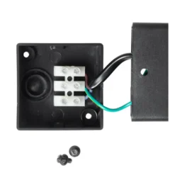 Qazqa wandlamp met daglichtsensor denmark zwart e27