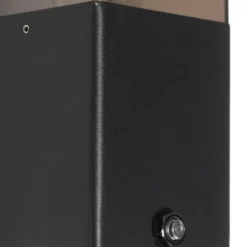 Qazqa wandlamp met daglichtsensor denmark zwart e27