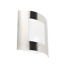 Qazqa wandlamp met daglichtsensor emmerald zilverkleurig e27