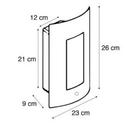 Qazqa wandlamp met daglichtsensor emmerald zilverkleurig e27