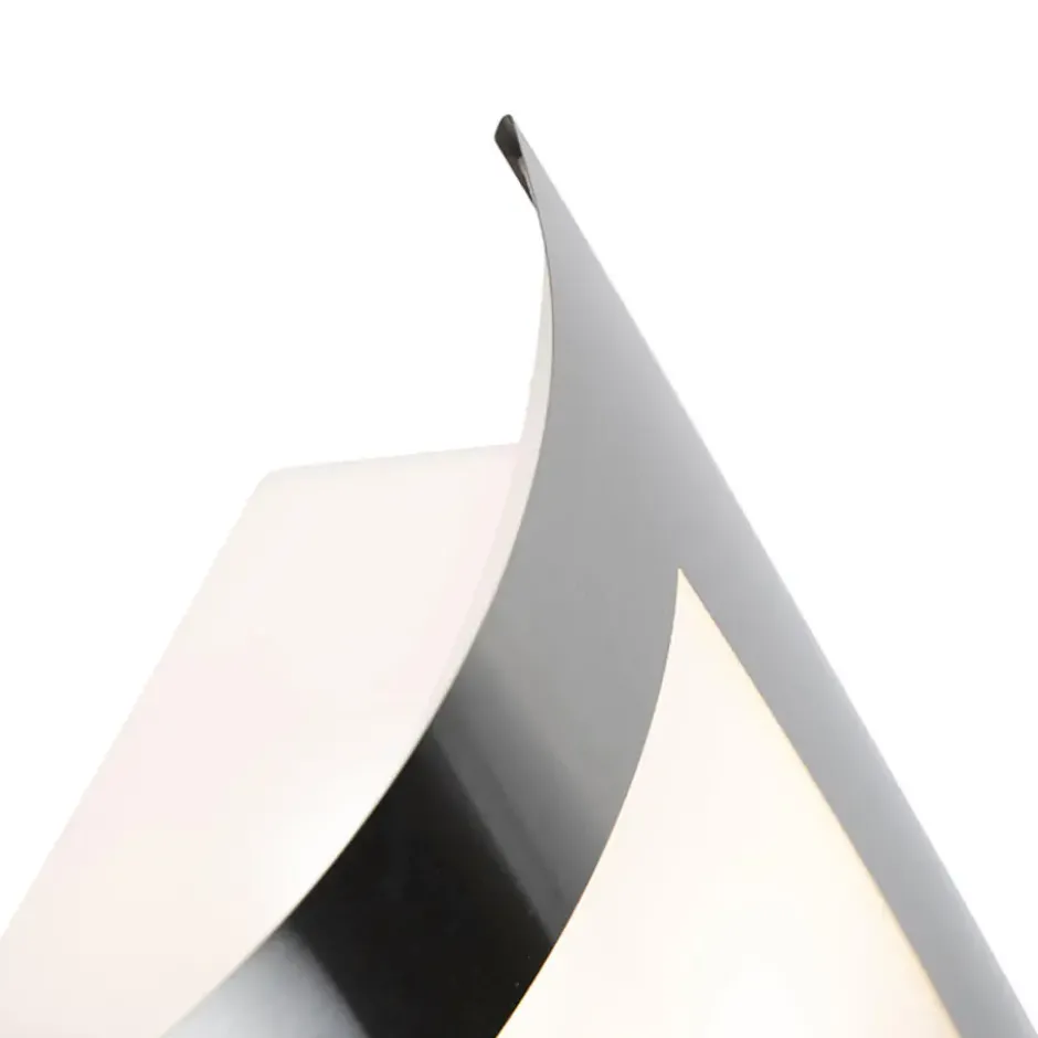 Qazqa wandlamp met daglichtsensor emmerald zilverkleurig e27