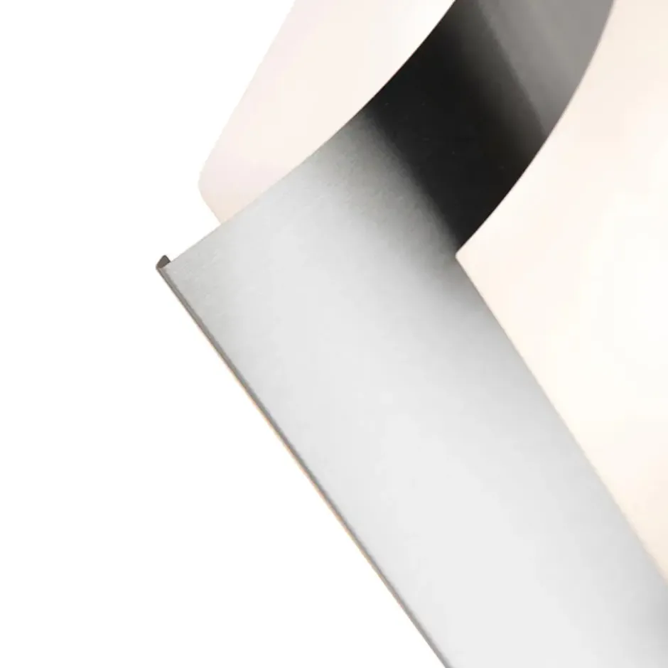 Qazqa wandlamp met daglichtsensor emmerald zilverkleurig e27
