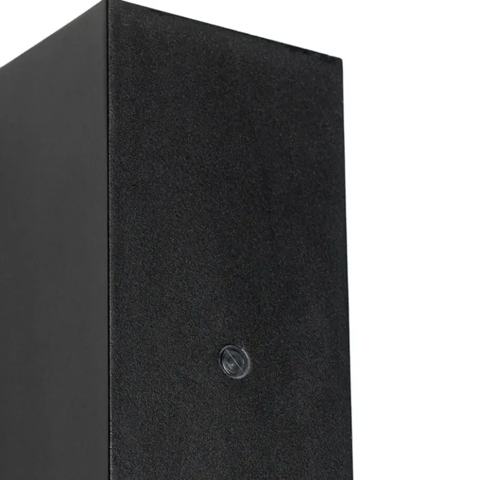 Qazqa wandlamp met daglichtsensor baleno zwart gu10