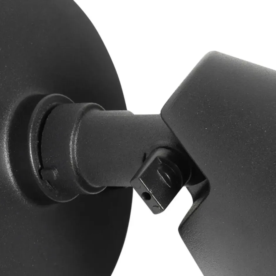 Qazqa wandlamp met glas ciara zwart gu10