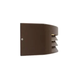 Qazqa wandlamp met glas hurricane bruin e27
