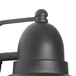Qazqa wandlamp met glas marcel zwart e27