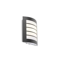 Qazqa wandlamp met glas miro zwart e27