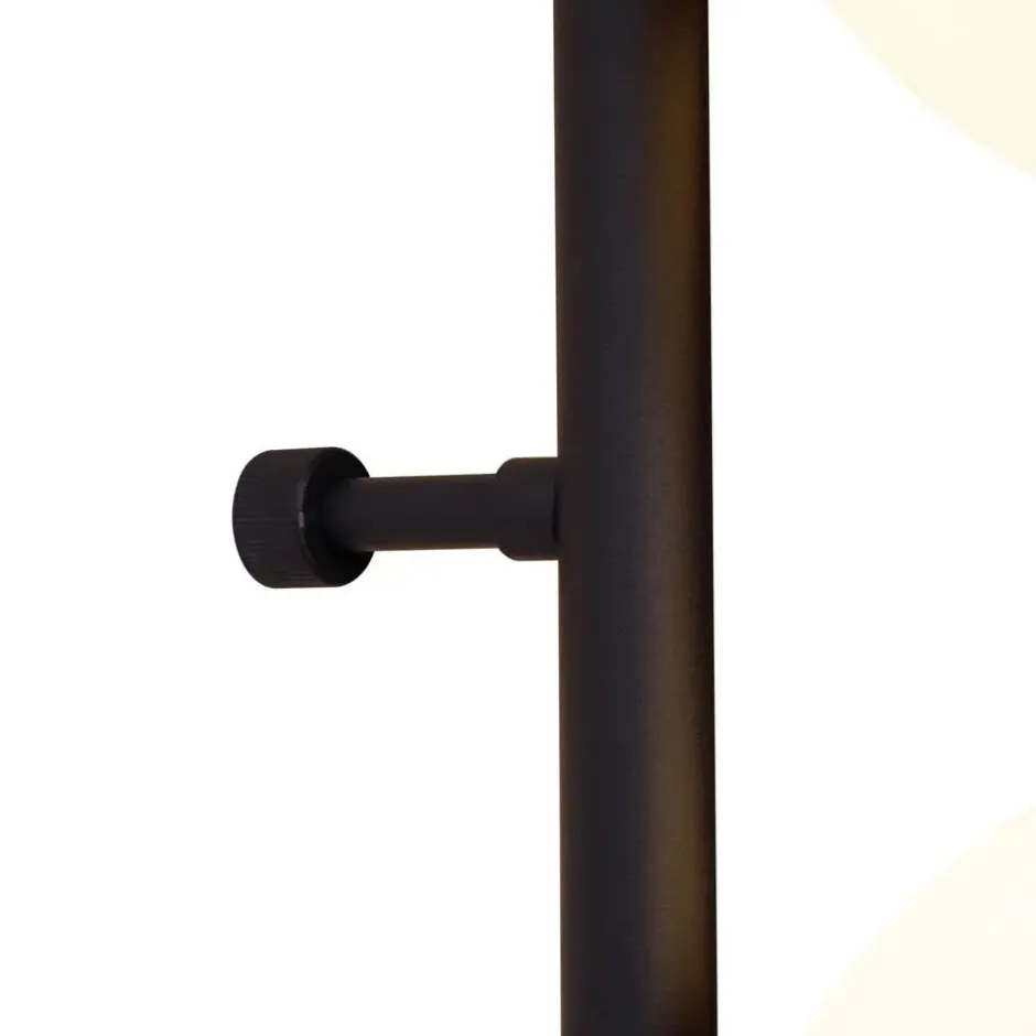 Qazqa wandlamp met glas vertical zwart g9