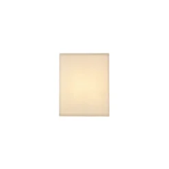 Qazqa wandlamp met kap vete beige e27