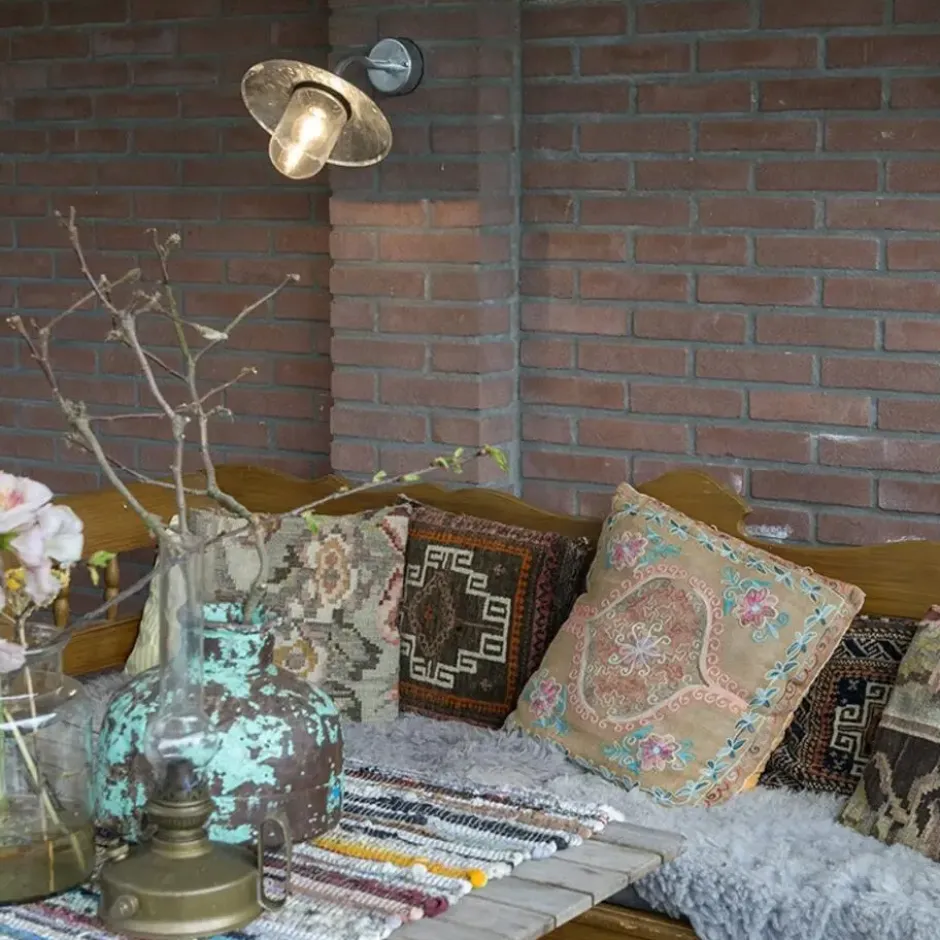 Qazqa wandlamp munich grijs e27
