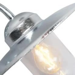 Qazqa wandlamp munich grijs e27