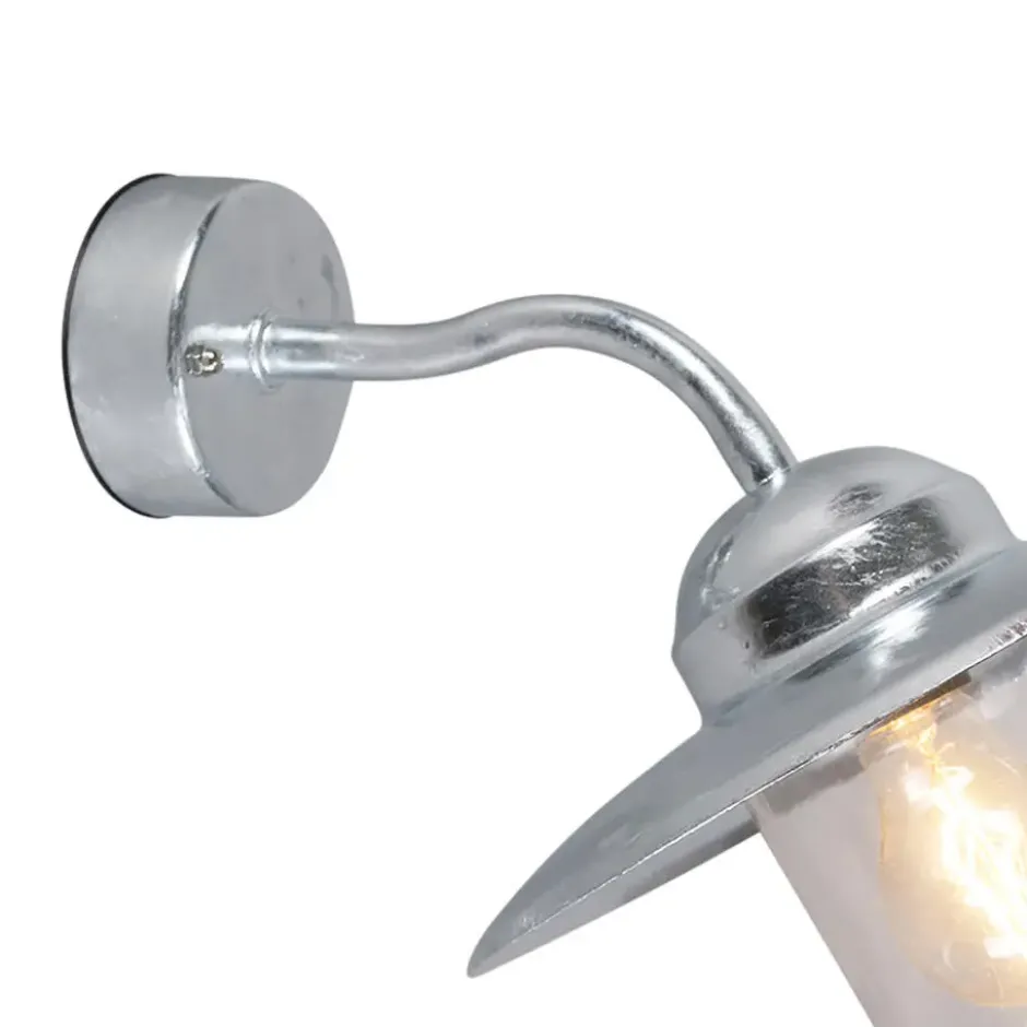 Qazqa wandlamp munich grijs e27